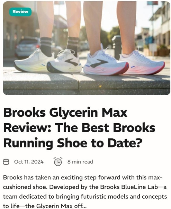 Brooks Glycerin Max Review The Best Brooks Running Shoe to Date 1
